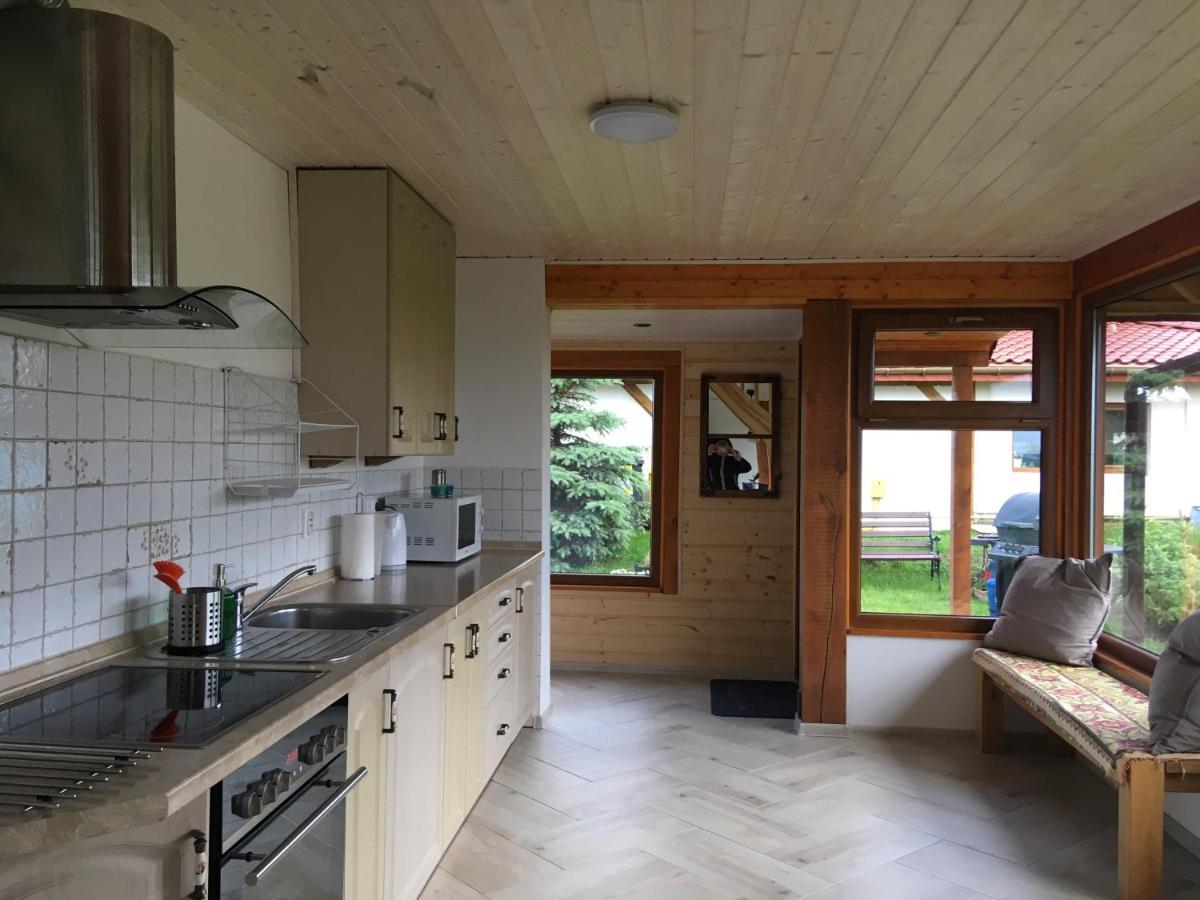 Wygodny Murowany Domek- Nowy Dabki Bagian luar foto