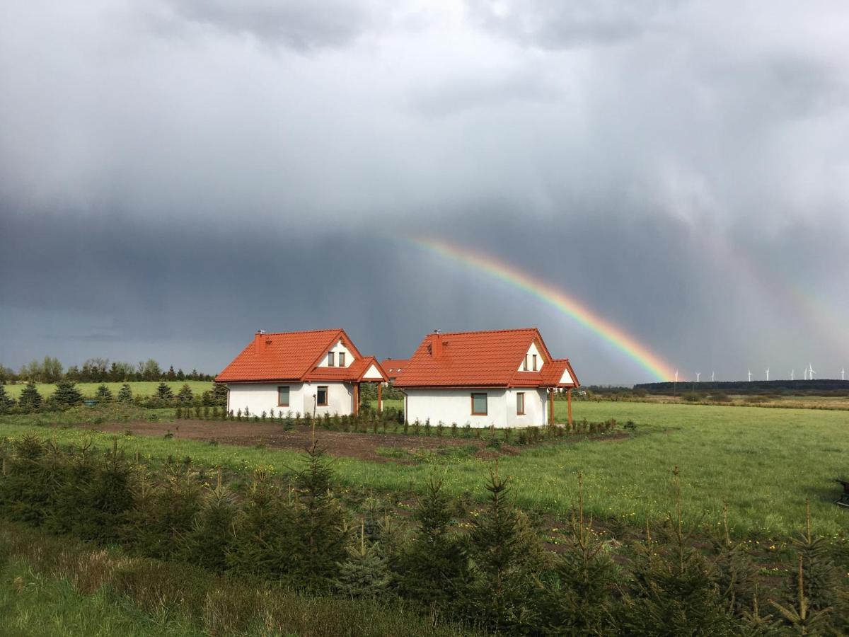 Wygodny Murowany Domek- Nowy Dabki Bagian luar foto
