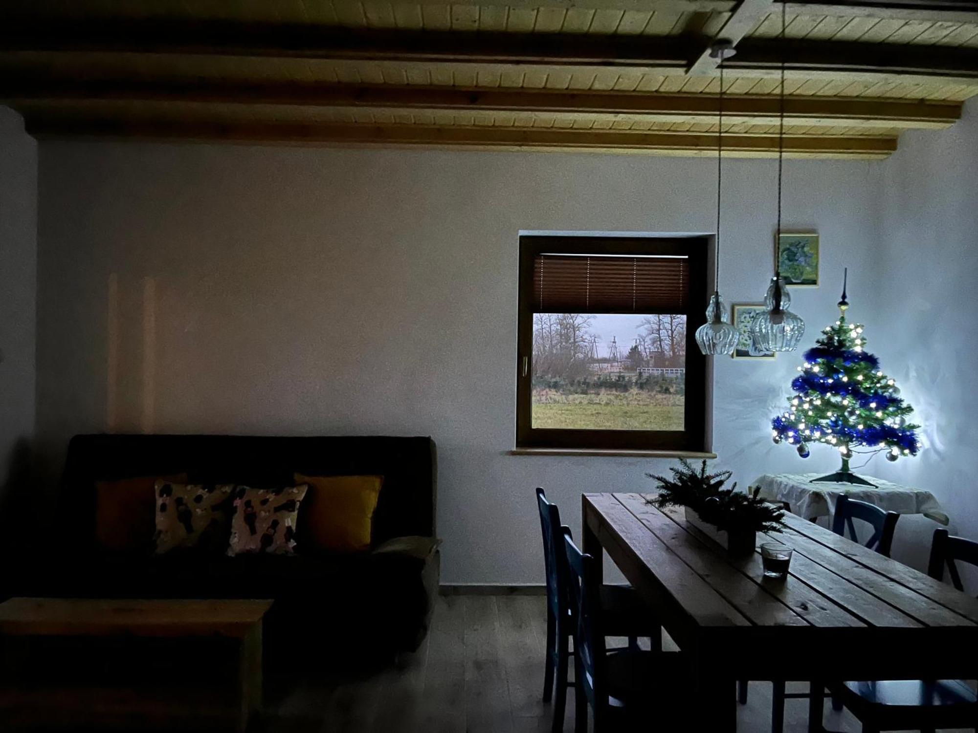 Wygodny Murowany Domek- Nowy Dabki Bagian luar foto