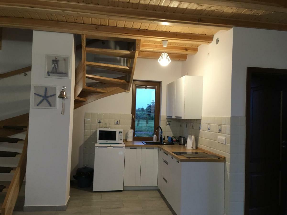 Wygodny Murowany Domek- Nowy Dabki Bagian luar foto